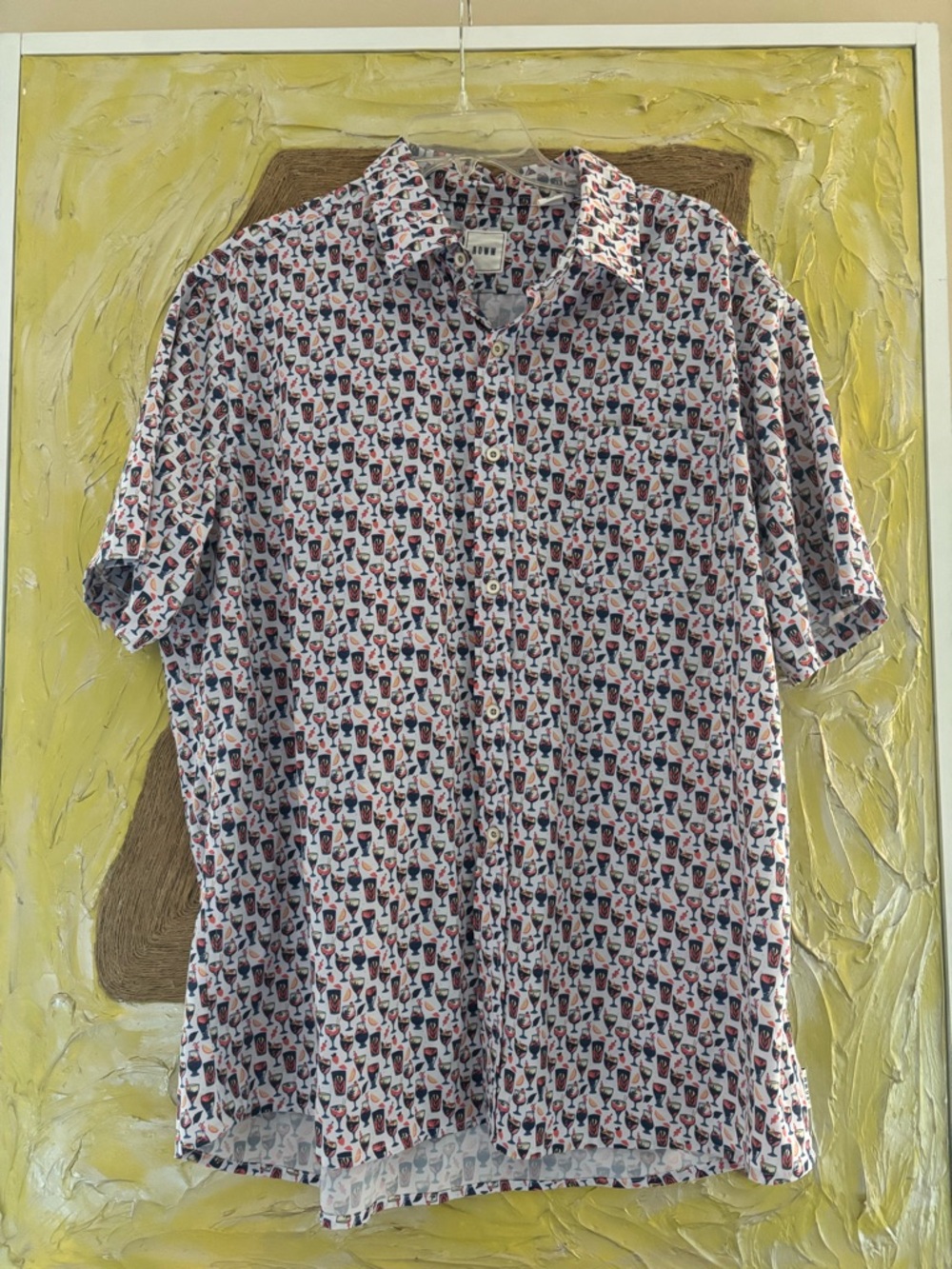 ROWM Men's Cocktail drinks Party Shirt